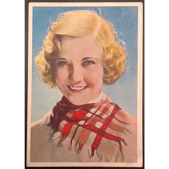 1930s Godfrey Phillips Hollywood Stars Postcards WC Fields Dietrich Lombard - Picture 6 of 7